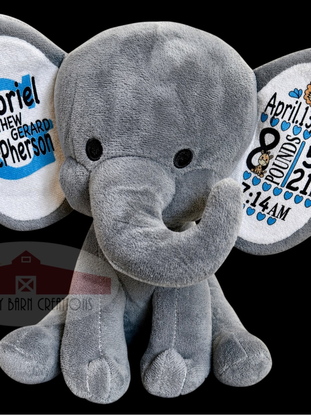 Personalized Elephant Plush